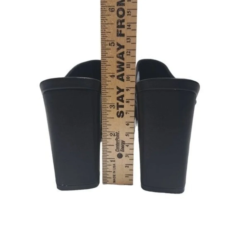 Jones New York Women's Signature JNY-‎ Hallena Black High Heel Mules Size 8.5 M - Picture 5 of 16